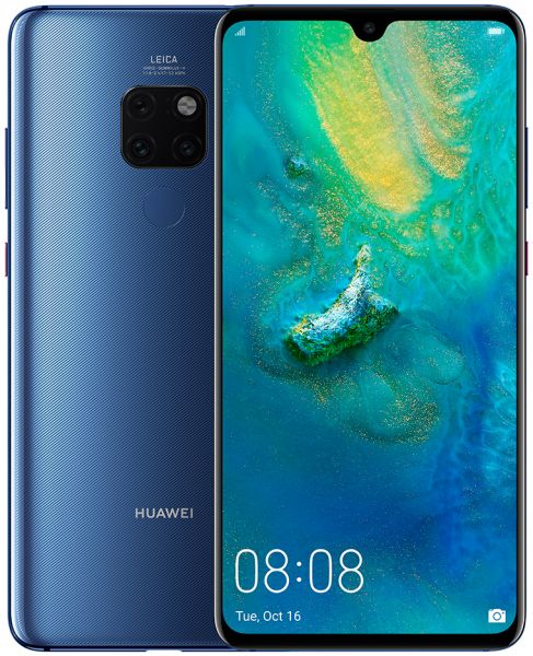 HUAWEI Mate 20 Dual Sim - 128GB, 4G LTE, MIDNIGHT BLUE
